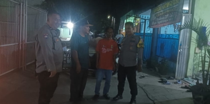 Patroli Polsek Jatisari Pastikan di Perum Bumi Cikampek Baru