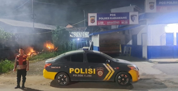 Patroli dinihari Polsek Klari Ciptakan Situasi Perbankan Aman dan Kondusif