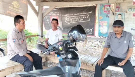 Personil Polsek Telukjambe Barat Himbauan Cegah TPPO di Lingkungan