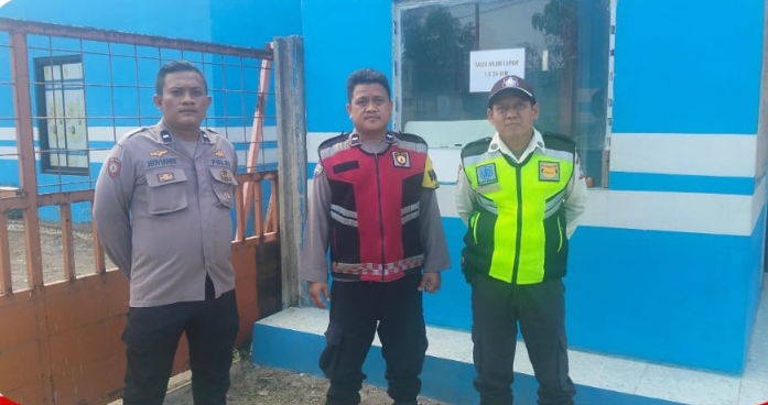 Patroli Polsek Telukjambe Barat Edukasi Kamtibmas Kepada Security PT Freya Sinar Buana