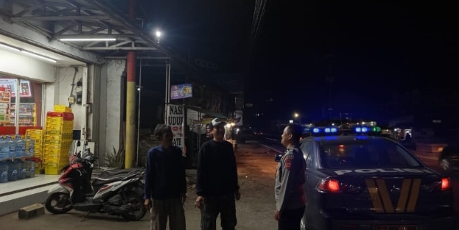 Patroli PREKAT Malam Polsek Jatisari Sasaran Alfamart Mekarsari