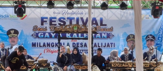 Hadiri Milangkala ke-43 Desa Kalijati Bhabinkamtibmas Polsek Jatisari Perkuat Sinergi dengan Warga