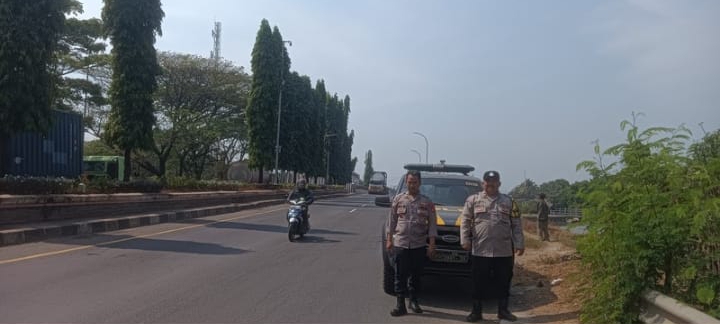 Polsek Jatisari Laksanakan Patroli KRYD di Jalur Perbatasan Kabupaten Karawang – Subang