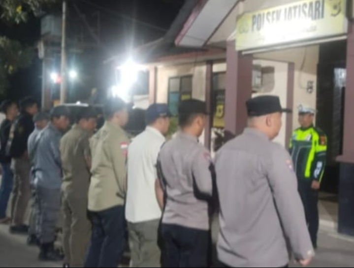 Cek Kesiapan Personil, Polsek Jatisari Gelar Apel Gabungan Persiapan Patroli KRYD