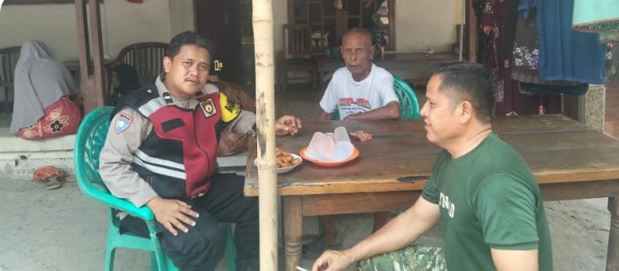 Musim Kemarau, Polsek Telukjambe Barat Ingatkan Warga Dilarang Bakar Sampah Sembarang