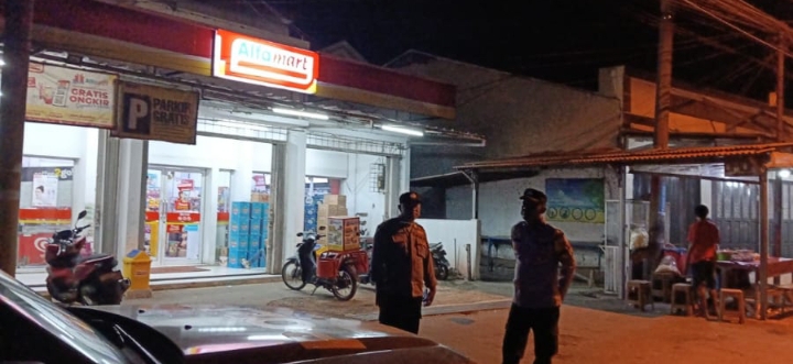 Ciptakan Rasa aman dan nyaman kepada Masyarakat, Polsek Jatisari Laksanakan Giat Patroli malam
