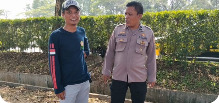 Personil Polsek Telukjambe Barat Sampaikan Himbauan Kamtibmas Kepada Masyarakat Binaan