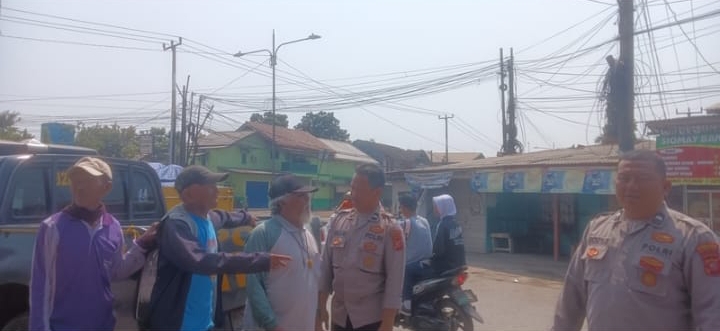 Personil Polsek Jatisari Laksanakan Patroli Rutin di Objek Vital Antisipasi Gangguan Kamtibmas