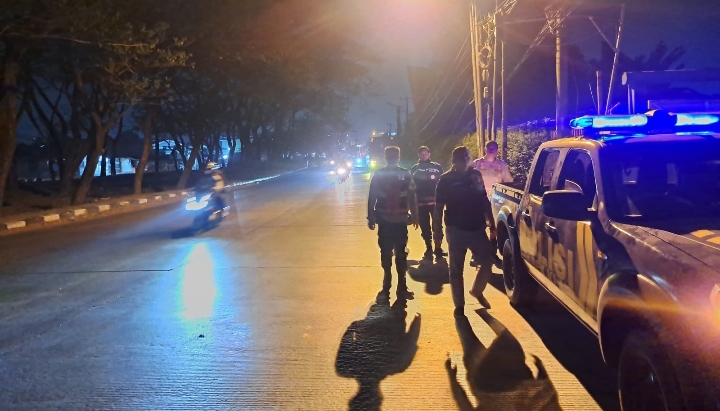 Antisipasi Gangguan Kamtibmas, Polsek Klari Lakukan Patroli Blue Light Malam, Sasar Bunderan Masari