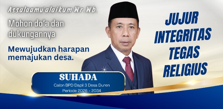 ‎H. Suhada  Siap Perkuat Pengawasan BPD Desa Duren