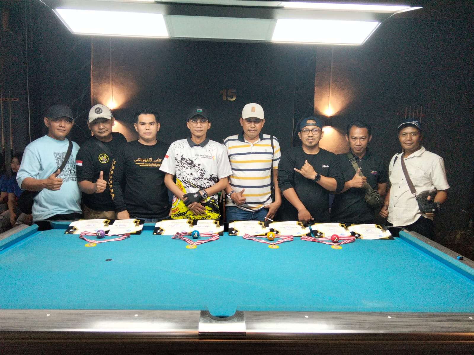 Meriahkan HUT ke-81 RI, Karang Taruna Jomin Barat Gelar Kompetisi Billiard Gratis Berhadiah Jutaan Rupiah