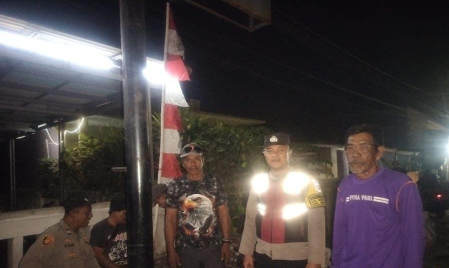 Prekat Polsek Banyusari Giat Patroli Jalan Raya Antisipasi Kejahatan