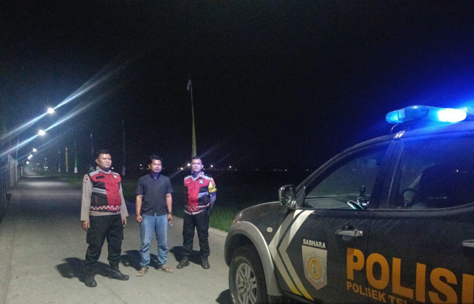Polsek Telagasari Susuri Wilayah Rawan, Cegah Kejahatan Malam