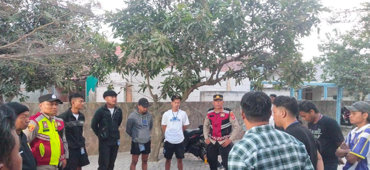 Prekat Polsek Banyusari Giat Patroli Jalan Raya Antisipasi Kejahatan