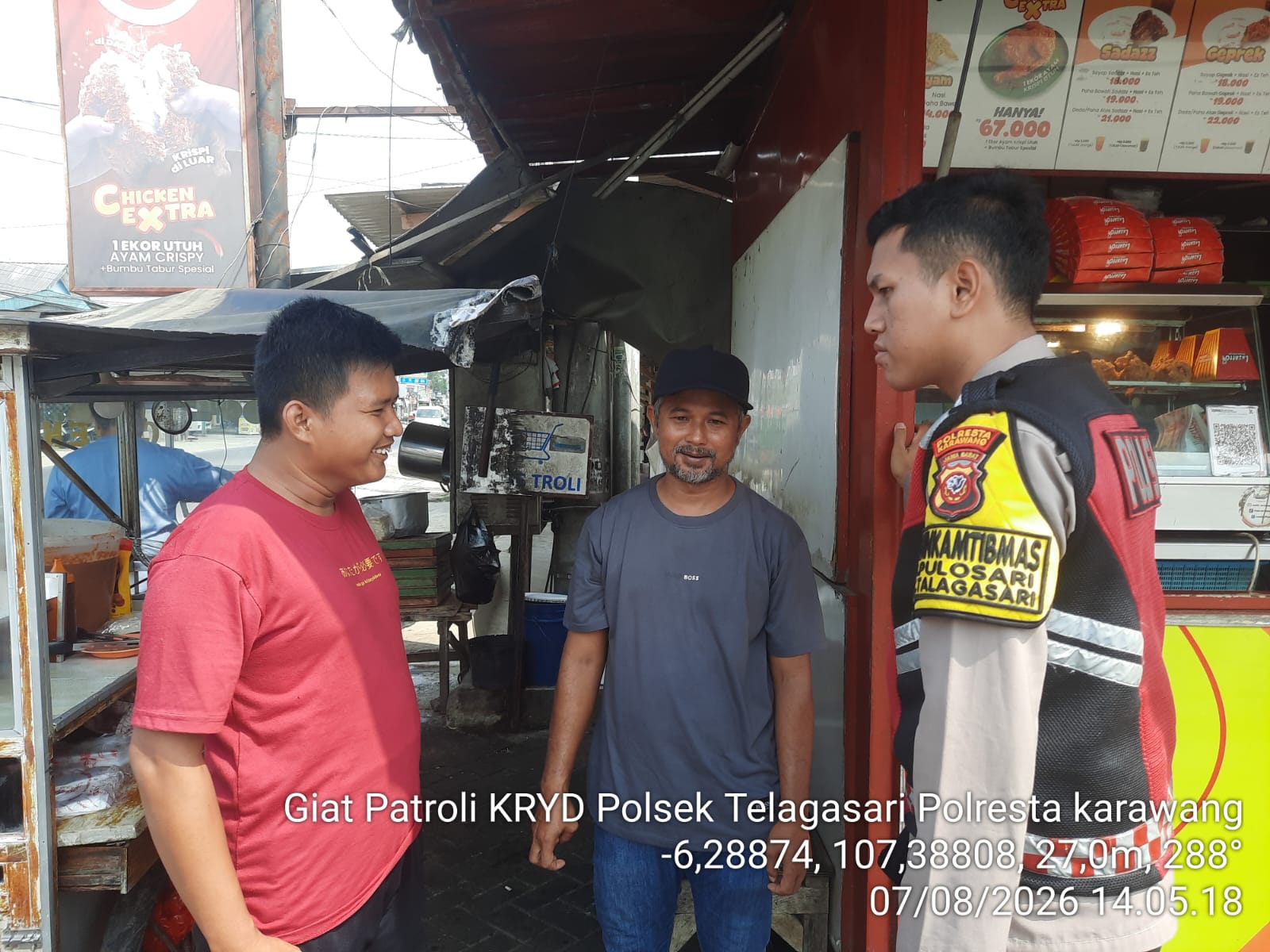 Bhabinkamtibmas Polsek Telagasari Lakukan Penyuluhan Cegah Kenakalan Remaja