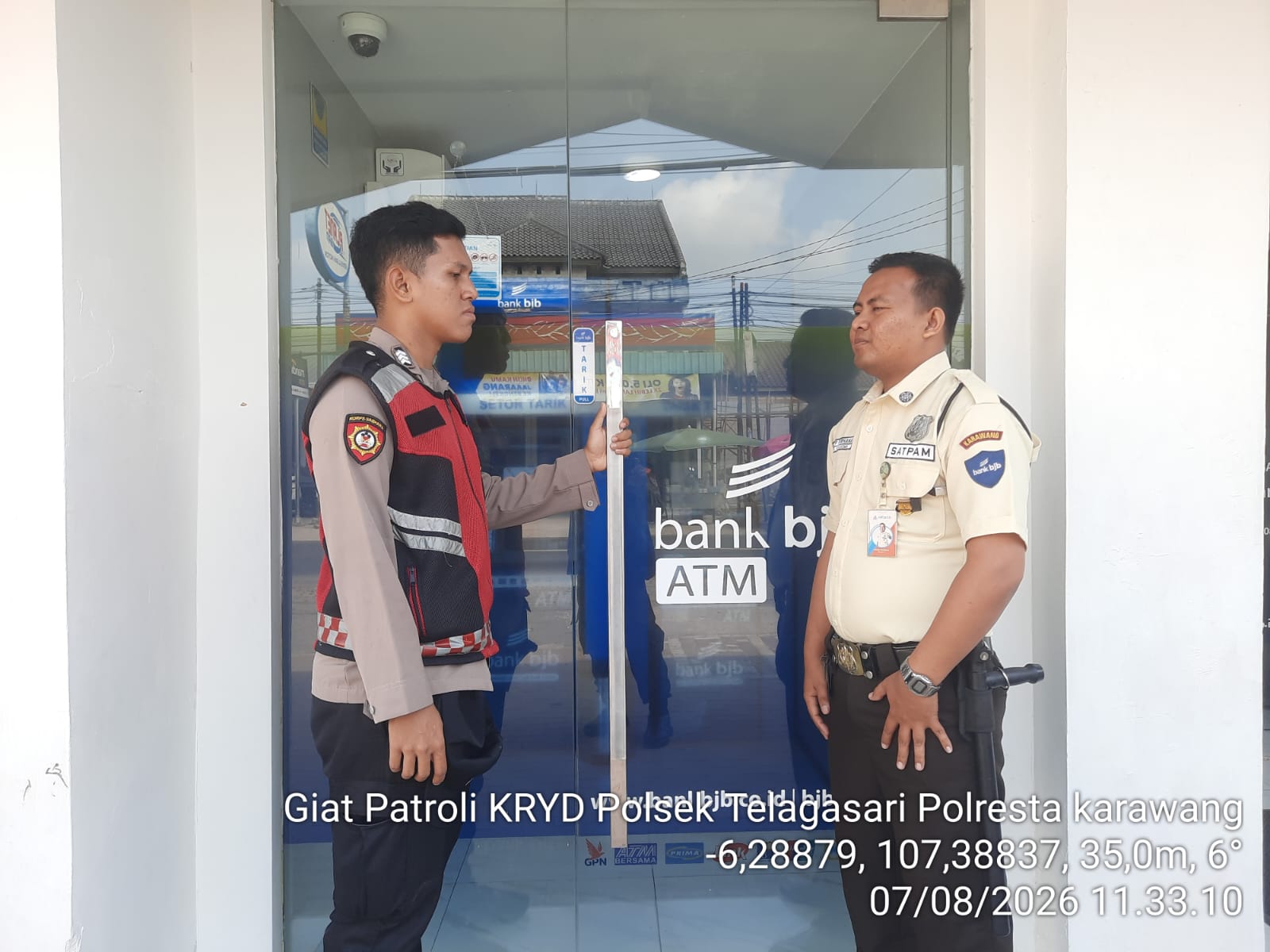 Cegah Gukamtibmas, Polsek Telagasari Patroli di Sekitar Objek Vital