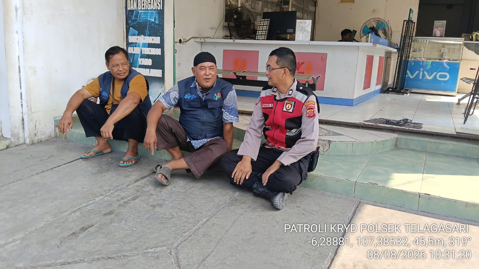 Bhabinkamtibmas Polsek Telagasari Himbau Warga Tetap Waspada TPPO