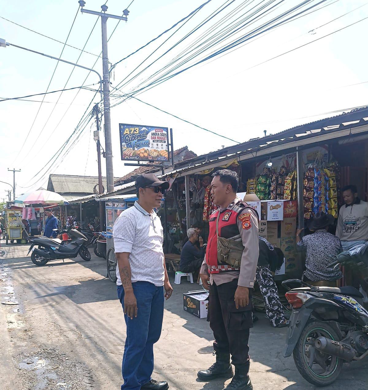 Prekat Polsek Banyusari Giat Patroli Jalan Raya Antisipasi Kejahatan