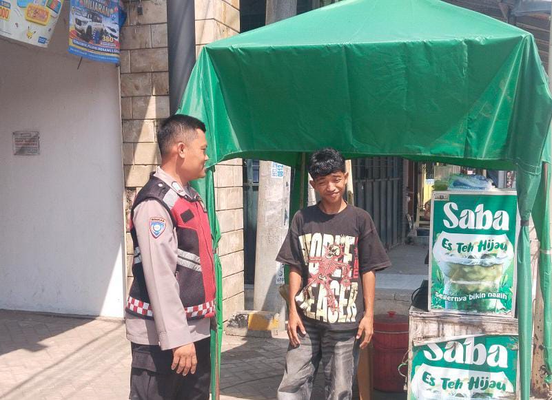 Prekat Polsek Banyusari Giat Patroli Jalan Raya Antisipasi Kejahatan