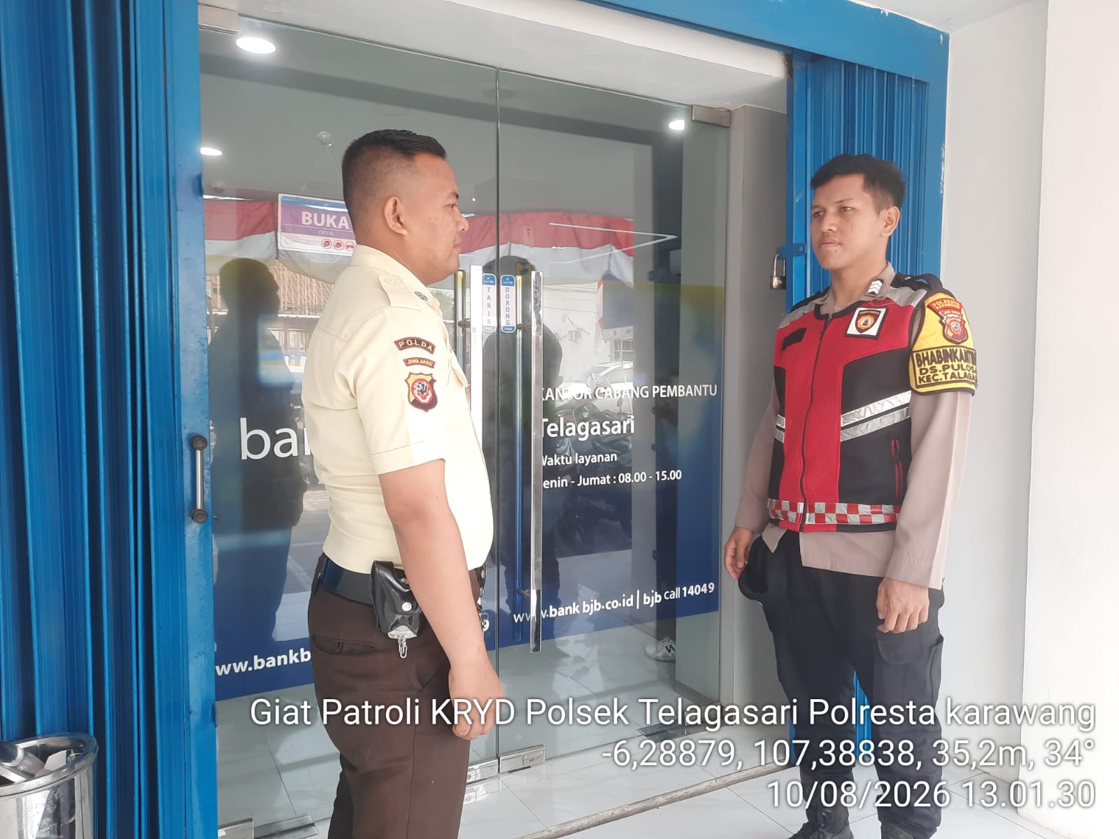 Cegah Gukamtibmas, Polsek Telagasari Patroli di Sekitar Objek Vital