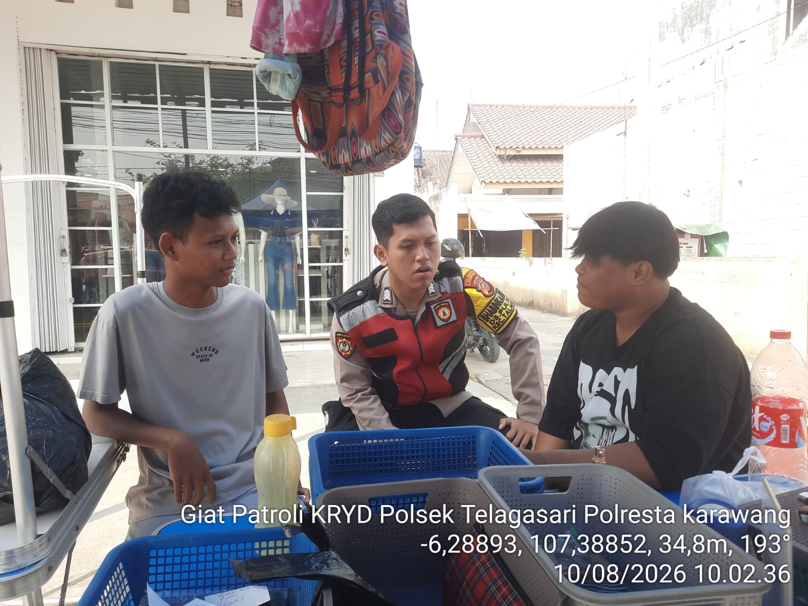 Bhabinkamtibmas Polsek Telagasari Lakukan Penyuluhan Cegah Kenakalan Remaja