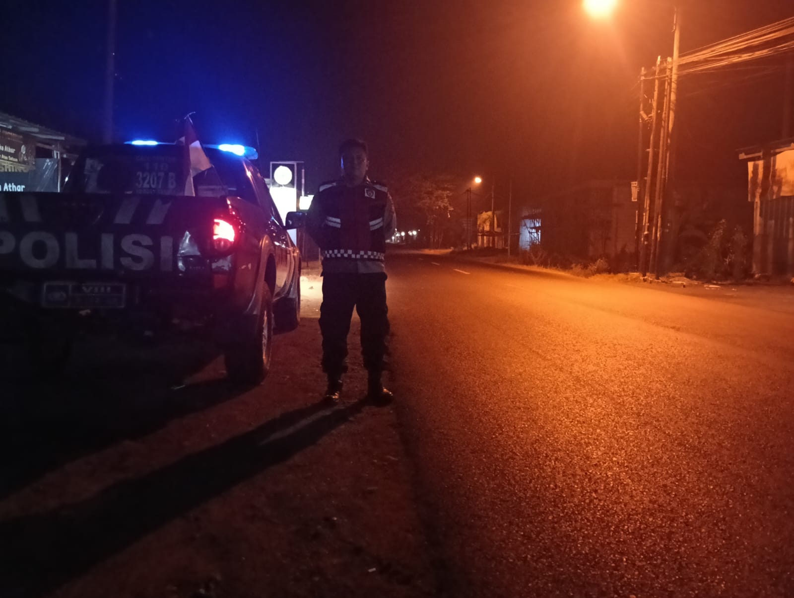 Polsek Telagasari Susuri Wilayah Rawan, Cegah Kejahatan Malam