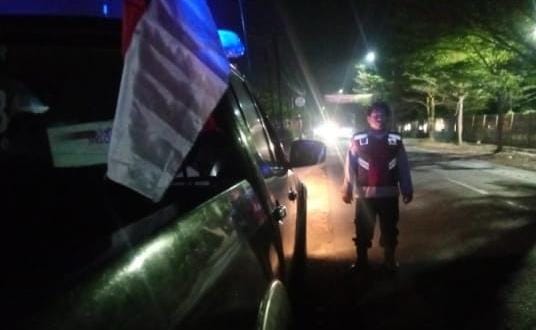 Susuri Wilayah Perbatasan, Polsek Telagasari Pastikan Lingkungan Kondusif