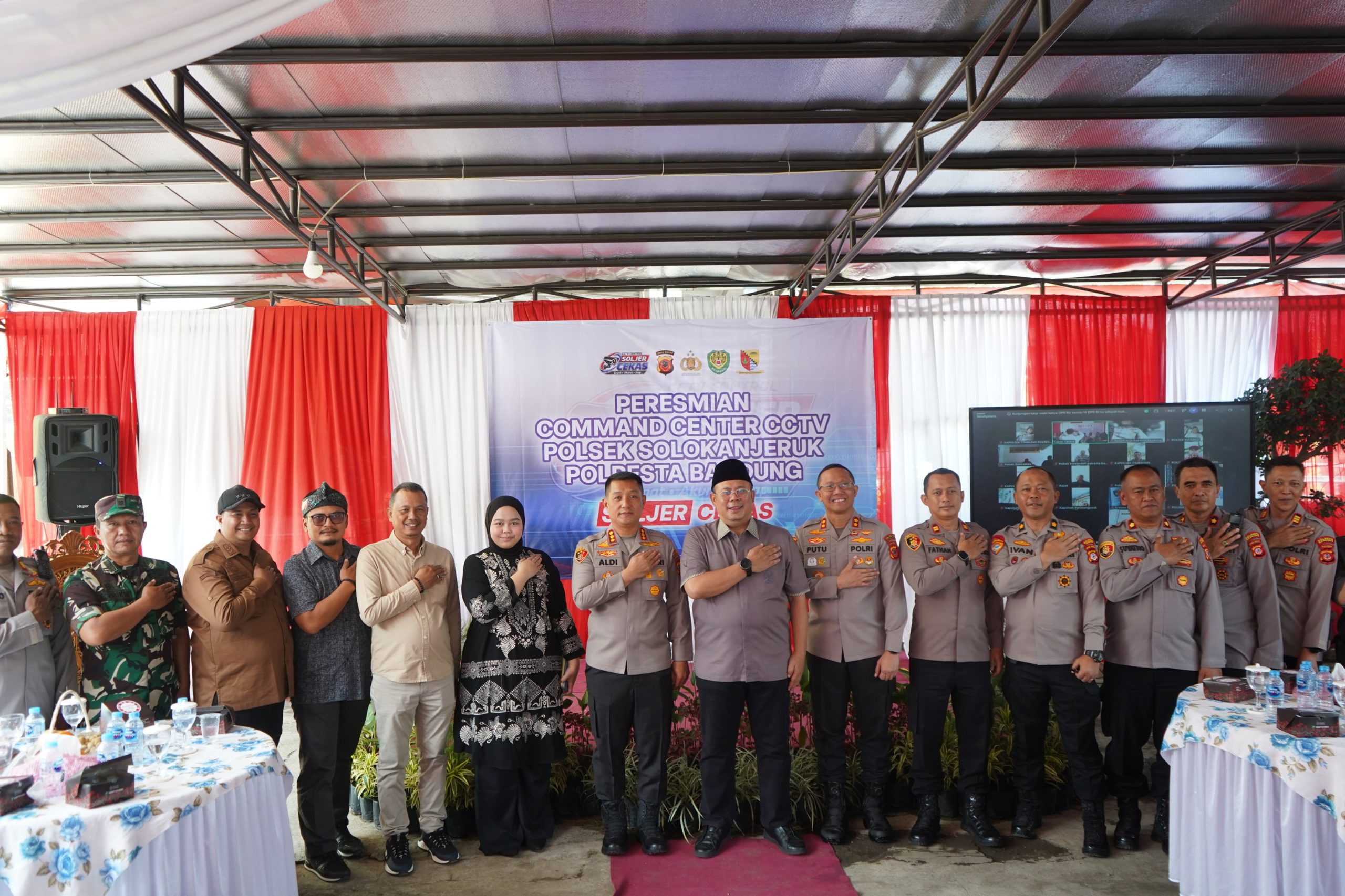 Humaira Zahrotun Noor Hadiri Peresmian Command Center CCTV “Mata Digital” Soljer Cekas