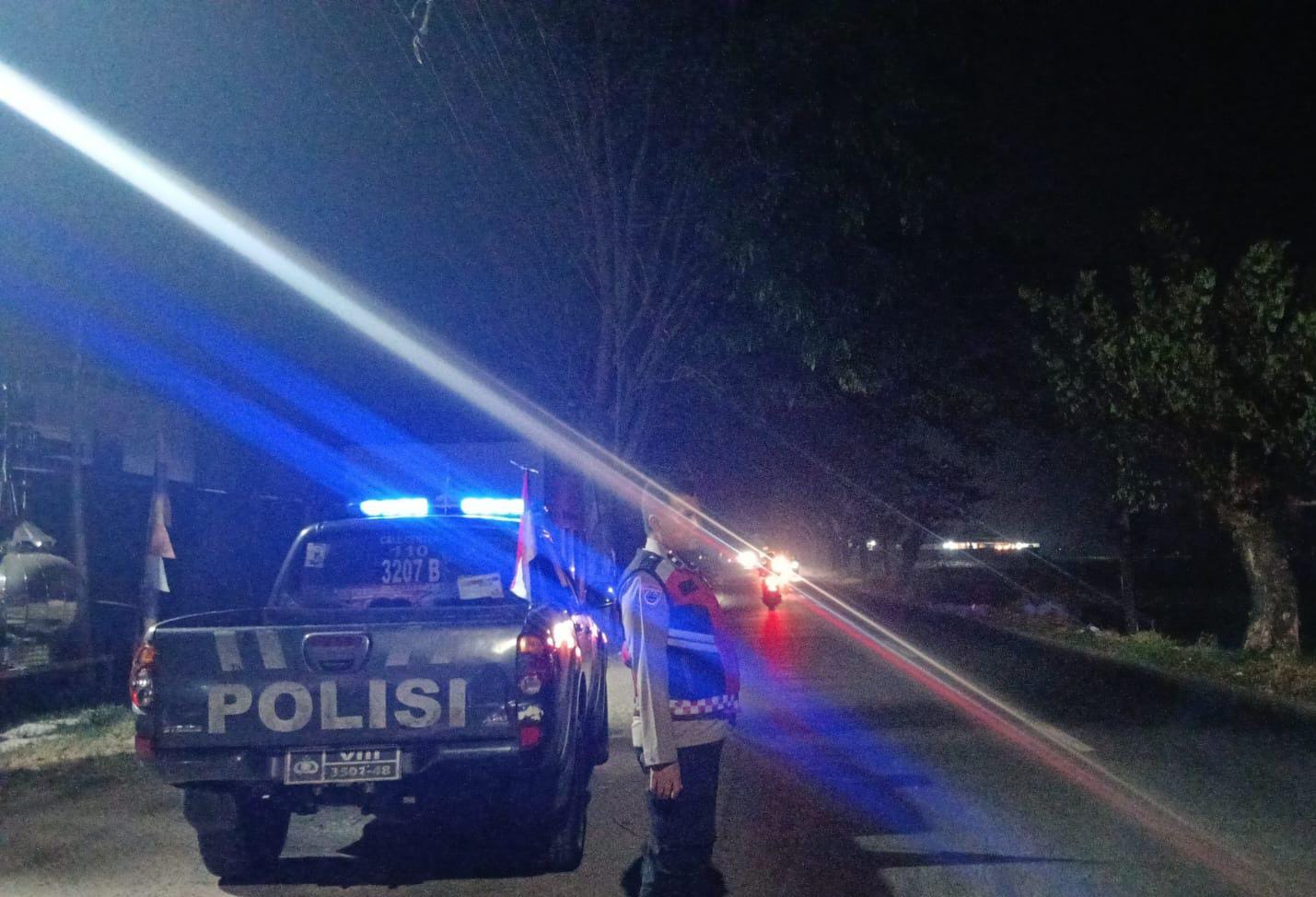 Polsek Telagasari Gelar Patroli KRYD, Antisipasi Gukamtibmas Malam