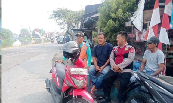Bhabinkamtibmas Telagasari Sebar Himbauan TPPO Kepada Masyarakat Binaan