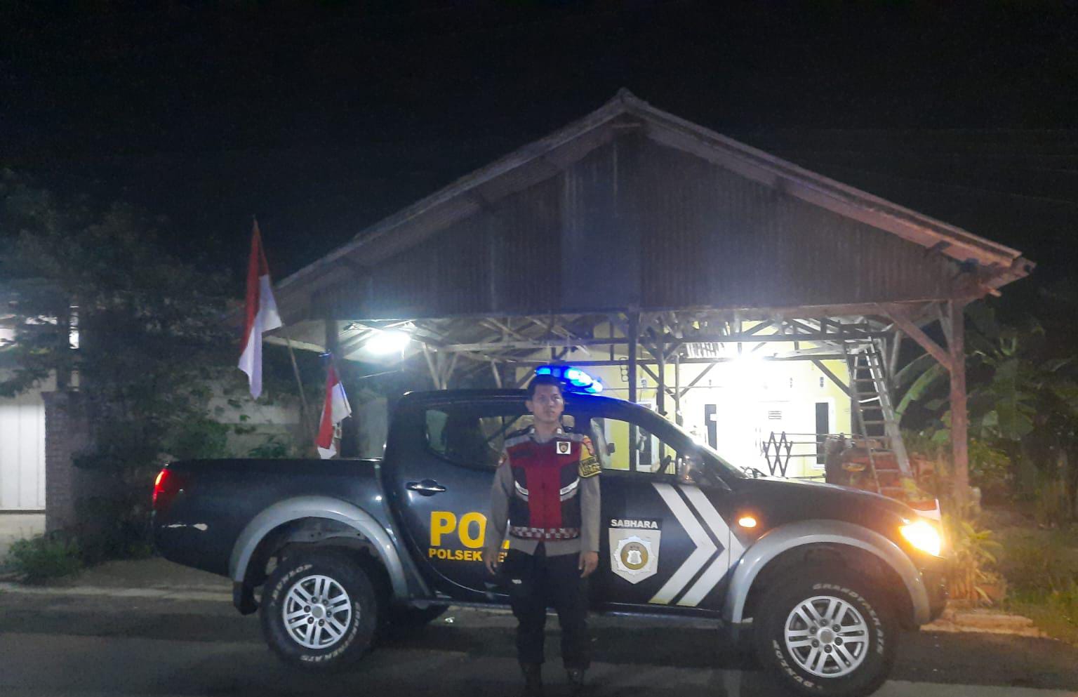 Polsek Telagasari Laksanakan Patroli Rutin, Susuri Wilayah Rawan