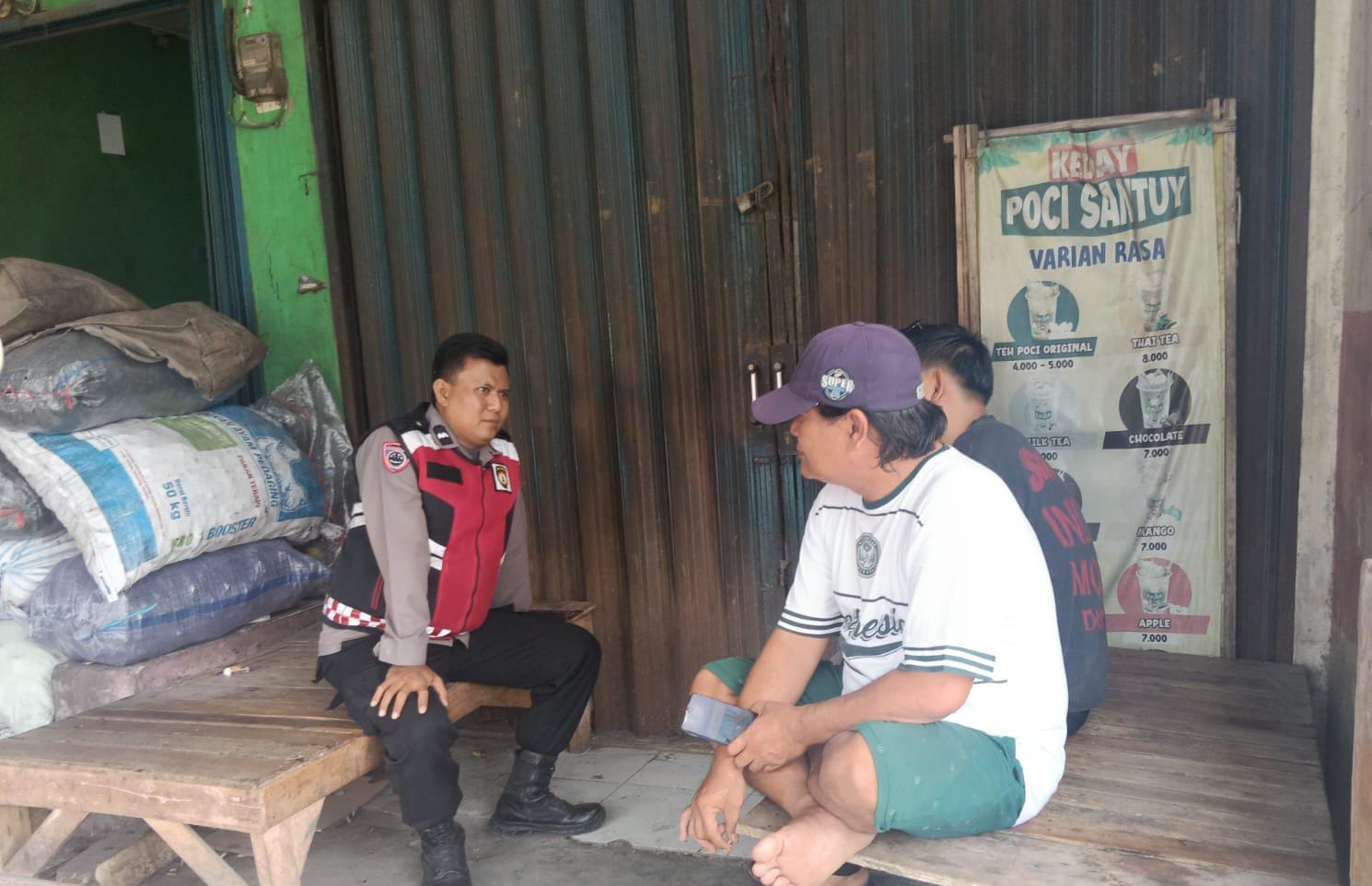 Bhabinkamtibmas Polsek Telagasari Serukan Himbauan Terkait Kewaspadaan Terhadap TPPO