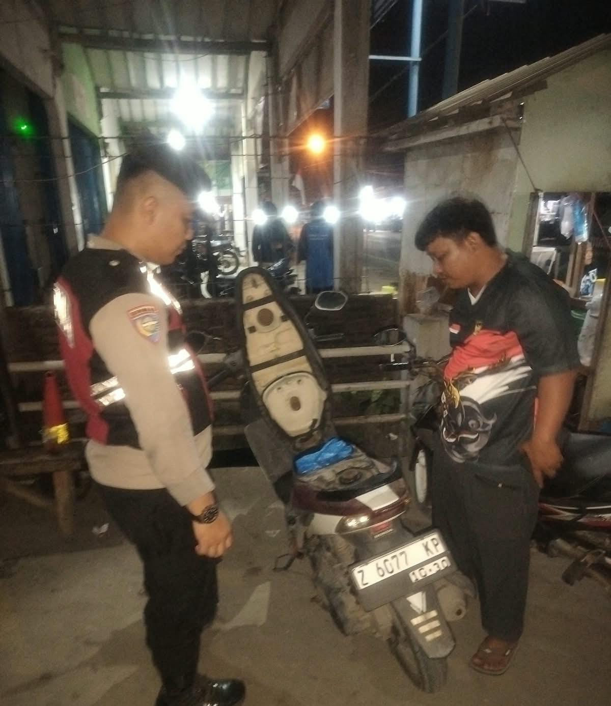 Polsek Banyusari Gencar Melaksanakan Razia Sepeda Motor Berknalpot Brong