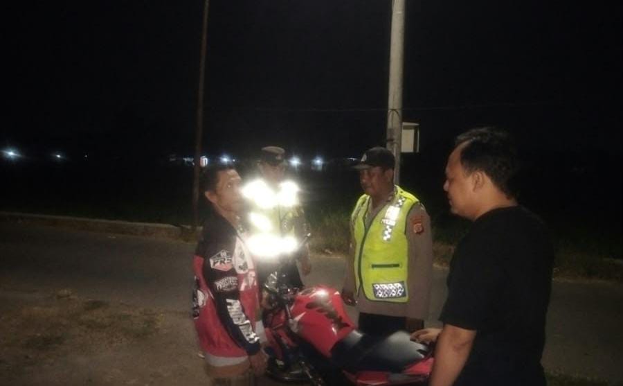 Prekat Polsek Banyusari Giat Patroli Jalan Raya Antisipasi Kejahatan