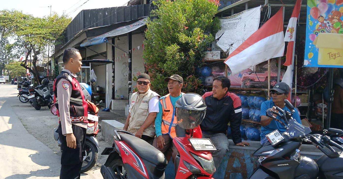Bhabinkamtibmas Polsek Telagasari Himbau Orangtua Waspadai Potensi Kenakalan Remaja