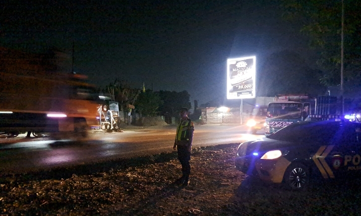 Antisipasi 3C dan Kejahatan Lain, Polsek Klari Lakukan Patroli Malam Sasaran Jalan Raya Kosambi Curug