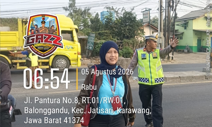 Commander Wish Pagi, Polsek Jatisari Berikan Pelayanan Pengaturan Lalu Lintas Demi Keselamatan Masyarakat