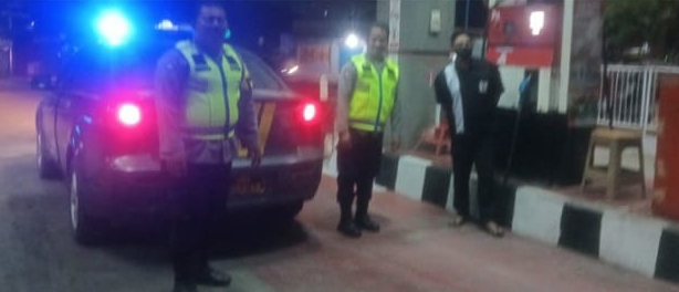 Polsek Jatisari Melaksanakan Patroli KRYD dinihari,, Sasaran SPBU Balonggandu.