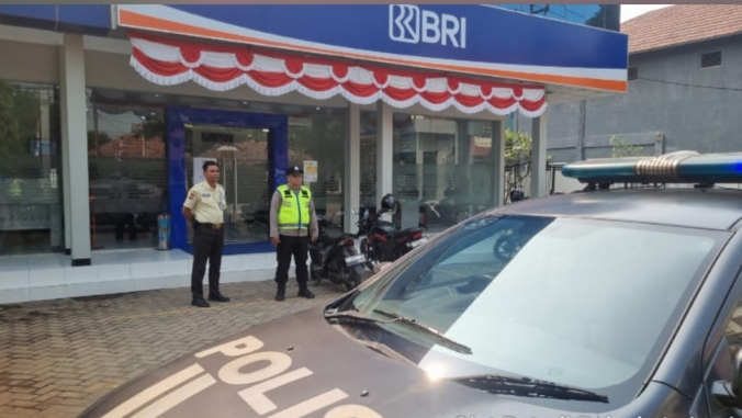 Polsek Jatisari Lakukan Patroli KRYD Sasaran Bank BRI Unit Jatisari