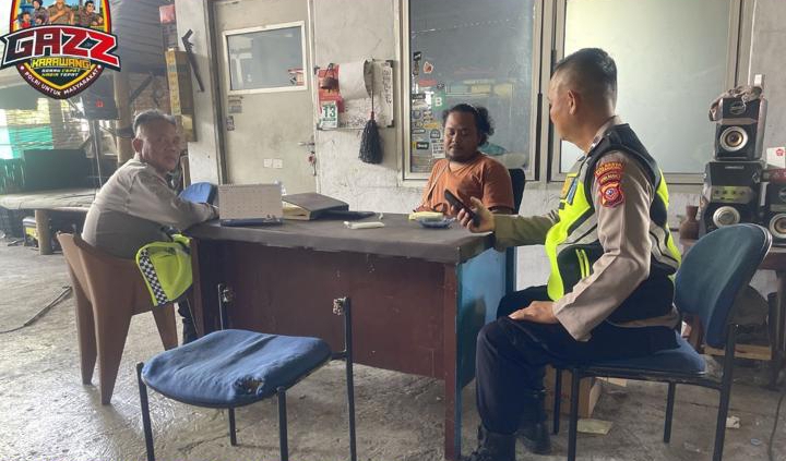 Polsek Telukjambe Barat Himbau Warga Wanakerta Waspada TPPO