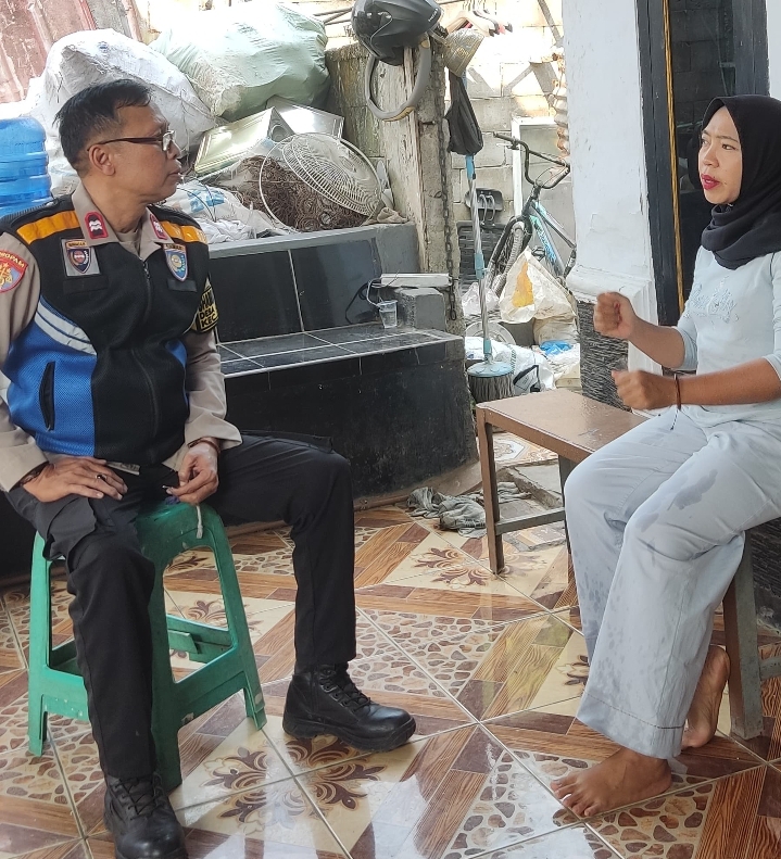 Bhabinkamtibmas Desa Jatiragas Polsek Jatisari Berikan Penyuluhan Pencegahan TPPO