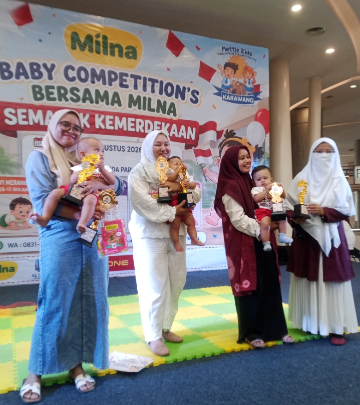 Gianluca Sean Mahameru Usia 9 Bulan Bayi Tercepat Lomba Merangkak Dengan Waktu 7 Detik Sampai di Garis Finish