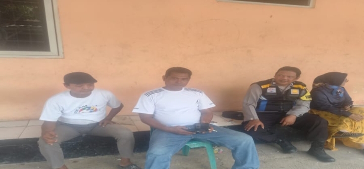 Jelang Pilkades, Bhabinkamtibmas Polsek Jatisari Sambangi Warga