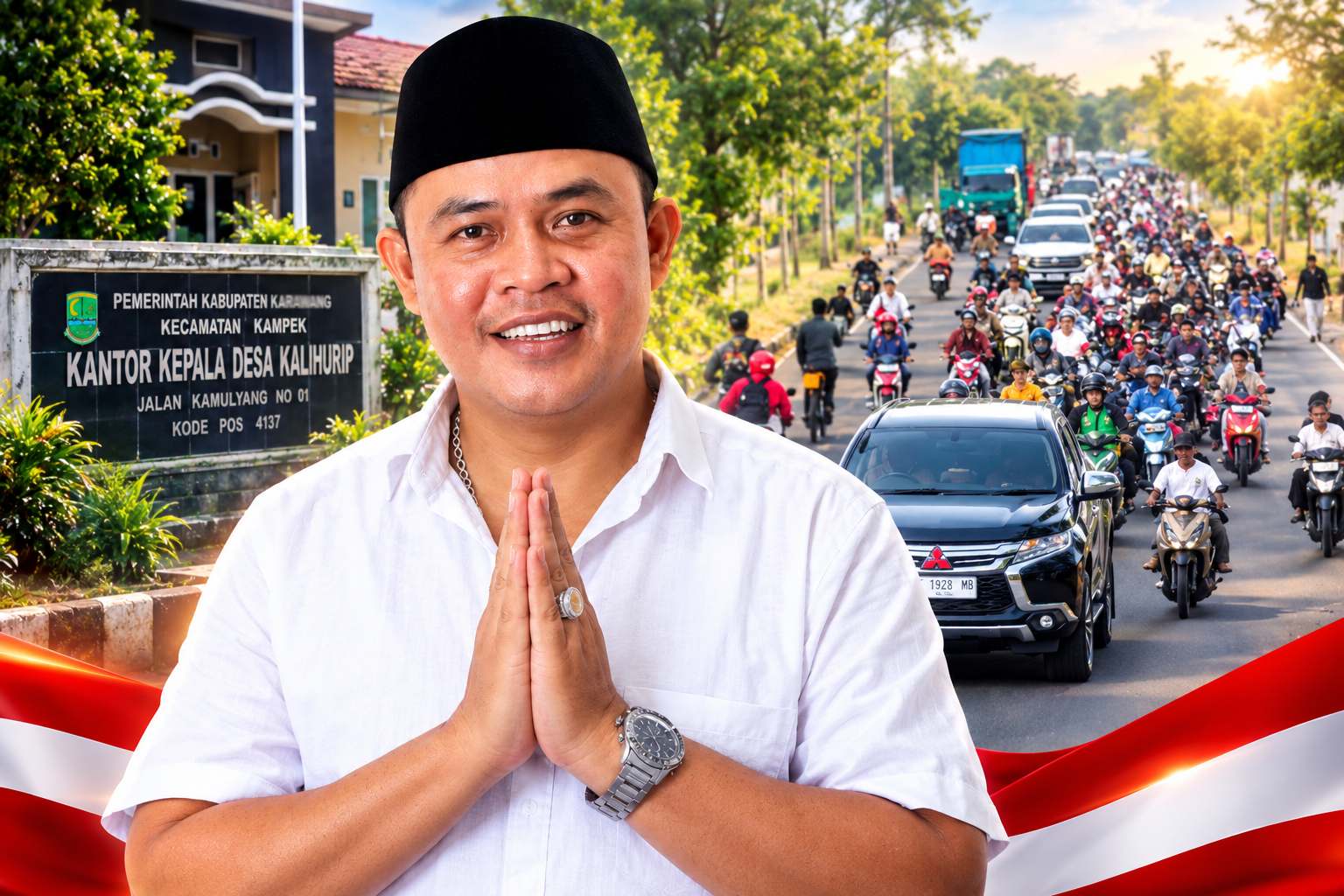 Banjir Dukungan Warga dan Tokoh Masyarakat, Jajang Herman Berpeluang Besar Kuasai Pilkades Kalihurip