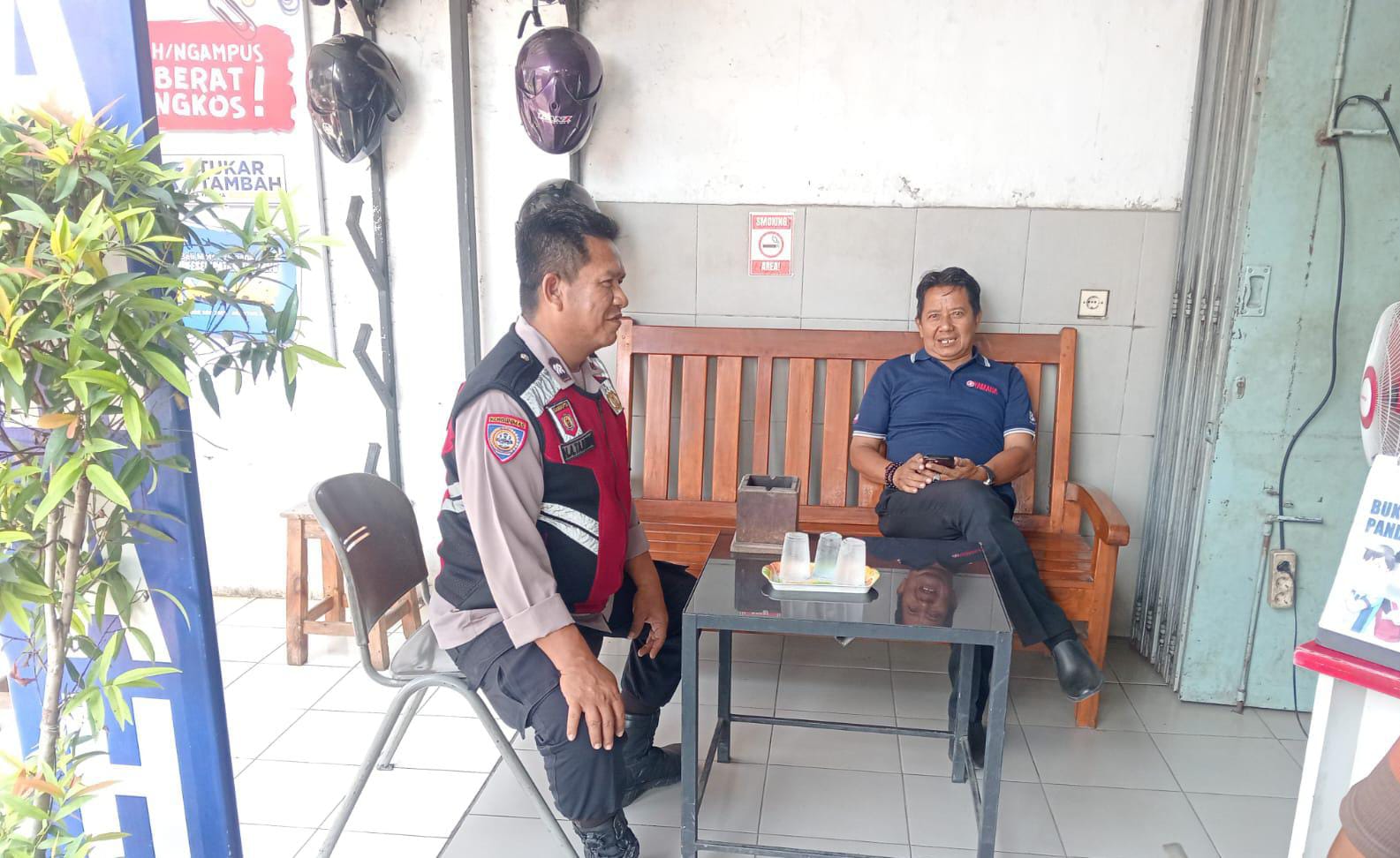 Bhabinkamtibmas Telagasari Sebar Himbauan TPPO Kepada Masyarakat Binaan