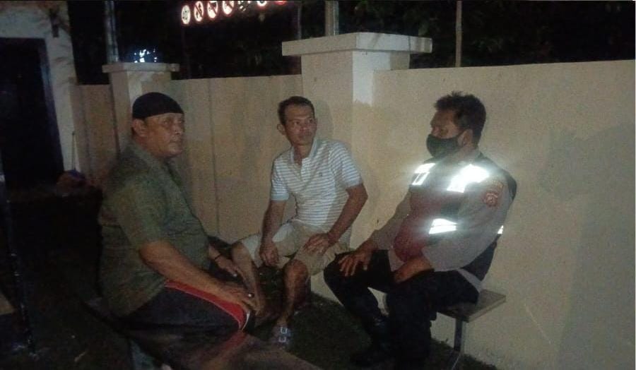 Bhabinkamtibmas Polsek Telagasari Gencar Laksanakan Siskamling Antisipasi Gukamtibmas