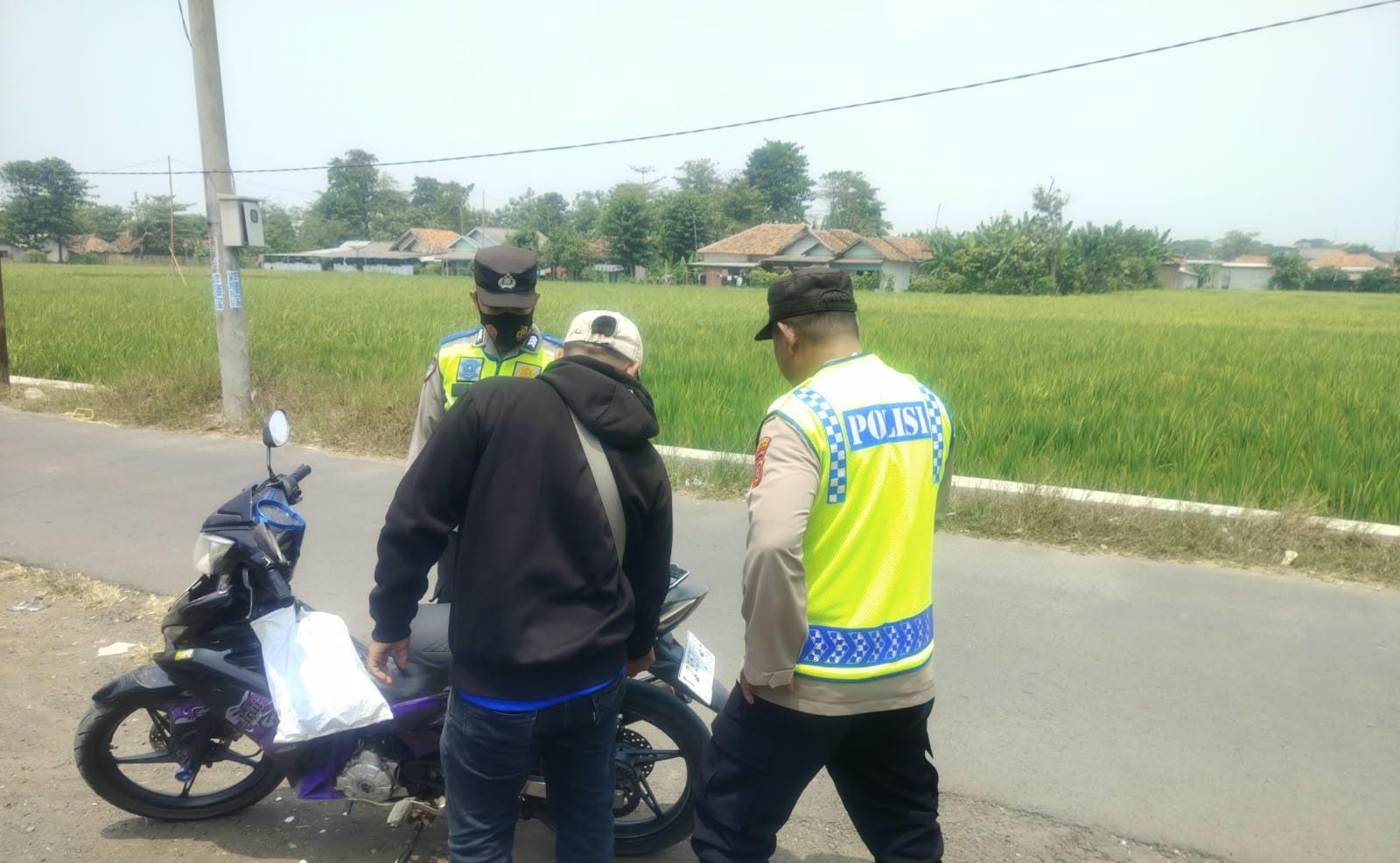 Polsek Banyusari Gencar Melaksanakan Razia Sepeda Motor Berknalpot Brong