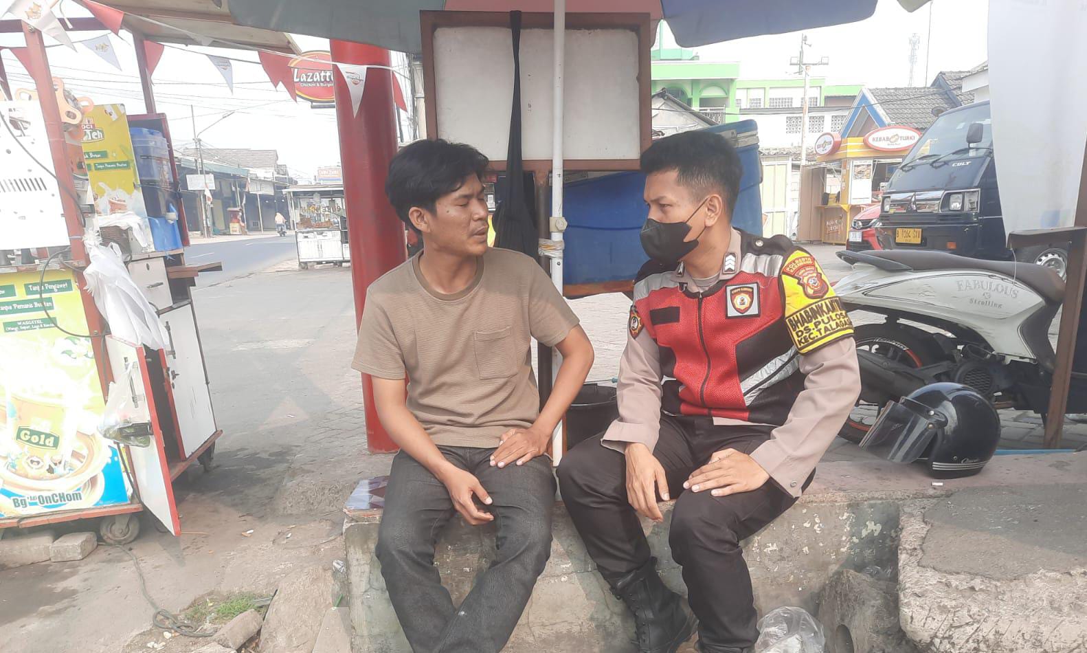 Bhabinkamtibmas Polsek Telagasari Lakukan Penyuluhan Antisipasi Kenakalan Remaja