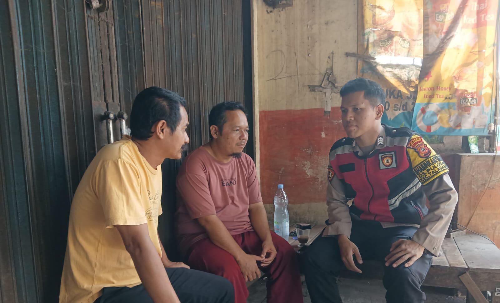 Bhabinkamtibmas Polsek Telagasari Beri Himbauan Masyarakat Untuk Waspada Terhadap TPPO