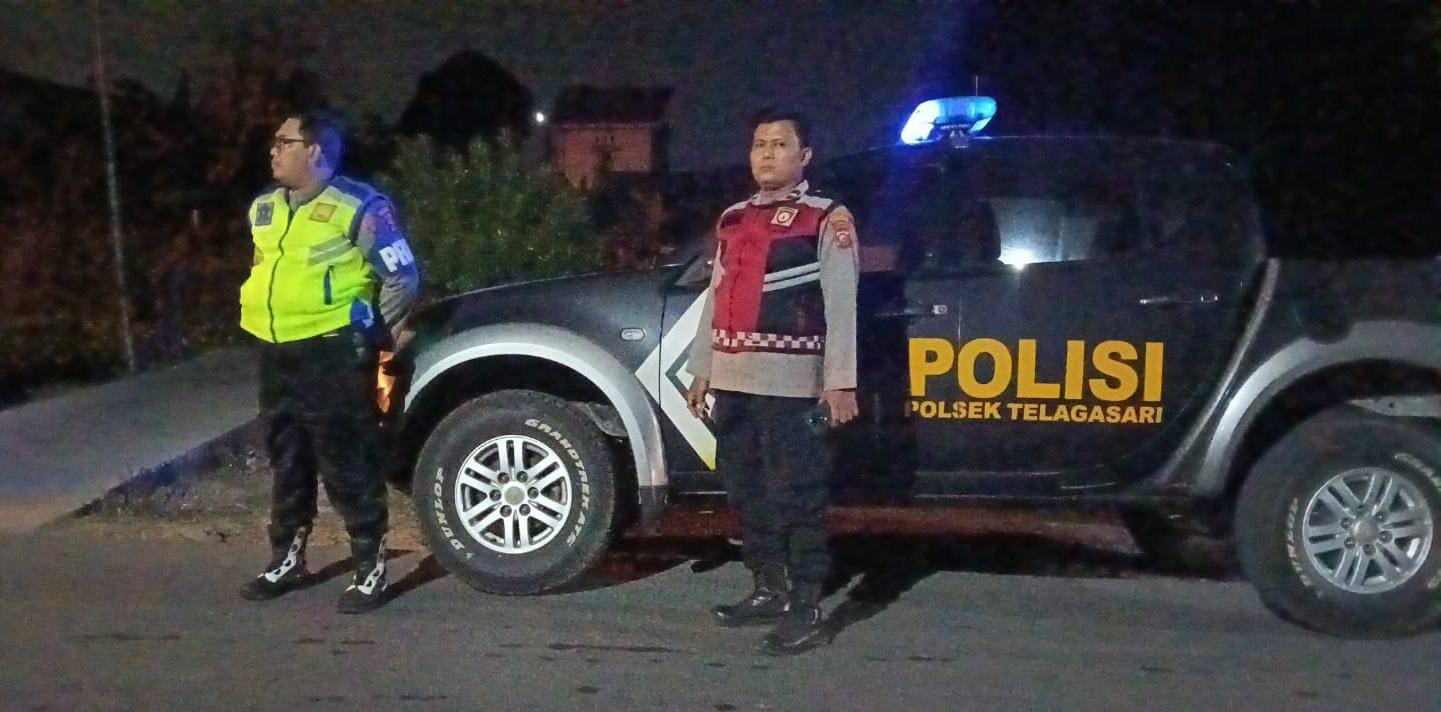 Jaga Perbatasan, Polsek Telagasari Lakukan KRYD Antisipasi Gukamtibmas Malam